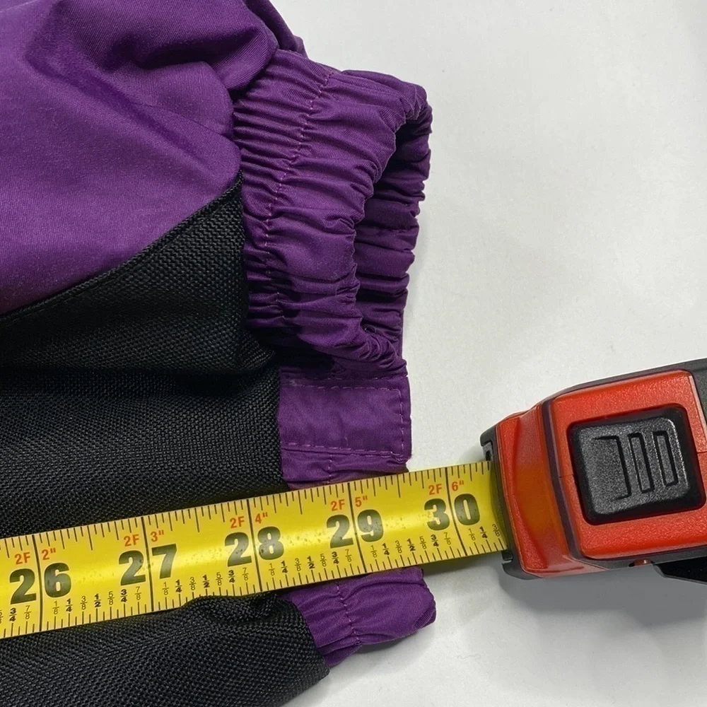 Vintage Columbia Purple Nylon Women's Ski Snow Pants Size XL